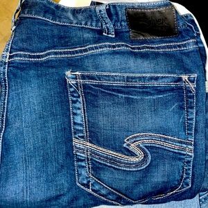 Men’s Silver Jeans - Eddie, Big&Tall 52x30, gently used; great condition.